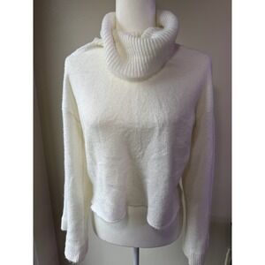 Coquette Cowl Sweater with Off The Shoulder and Bell Sleeves Size Small